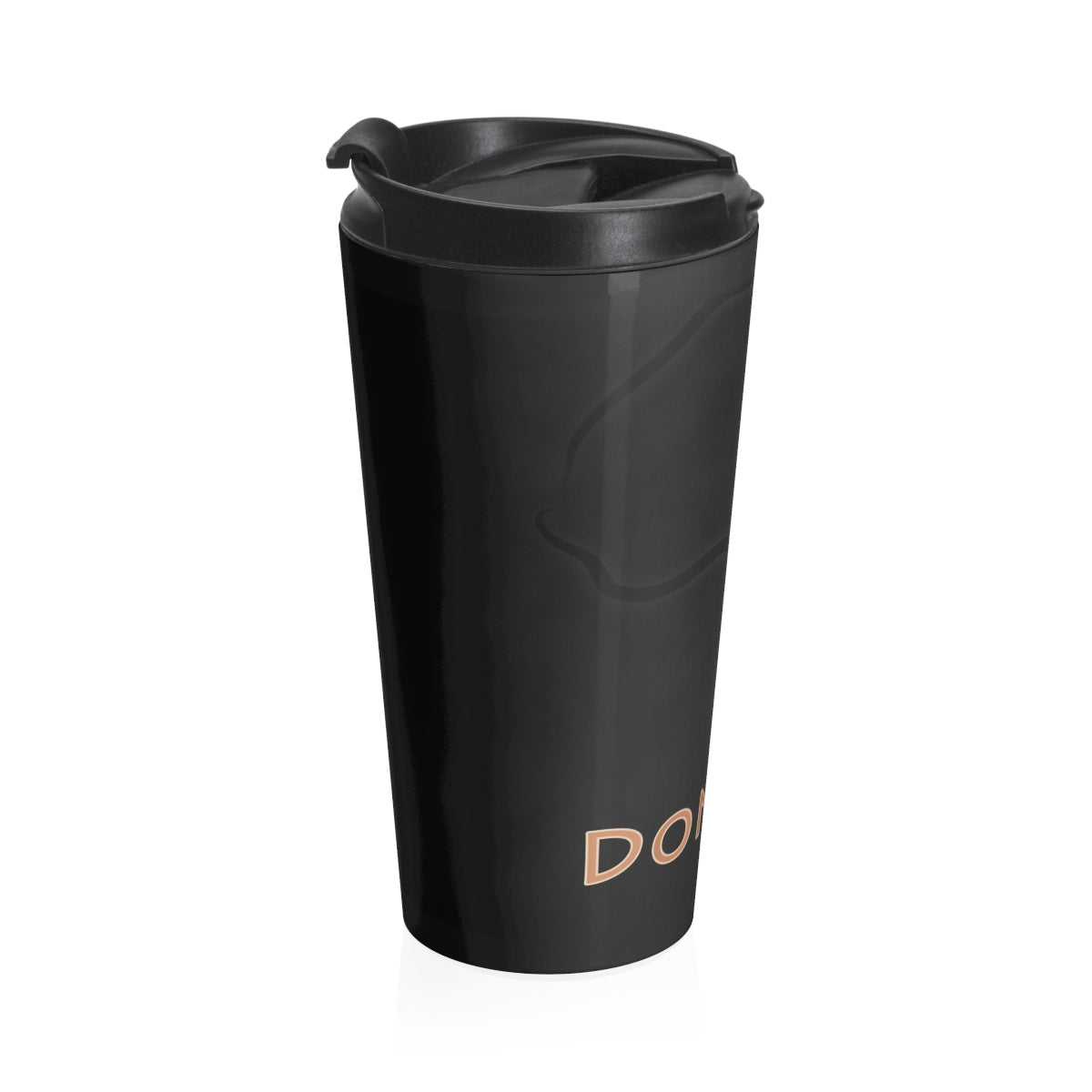 Black Don't Crack Stainless Steel Travel Mug