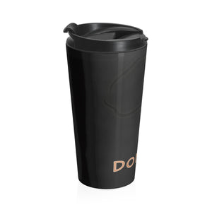 Black Don't Crack Stainless Steel Travel Mug