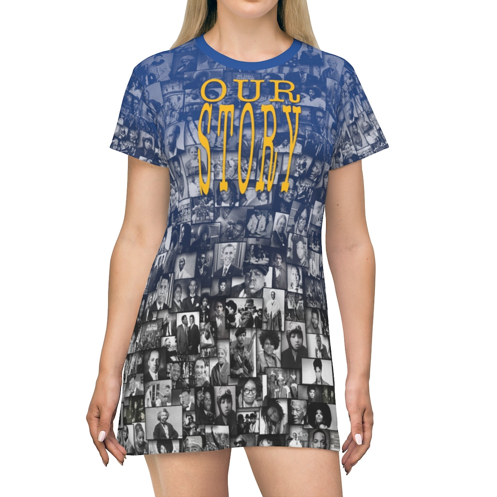 Blaque Fish: Our History Dress Blue 2
