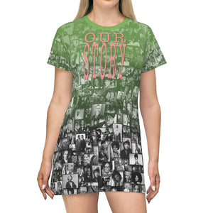 Blaque Fish: Our History Dress Green