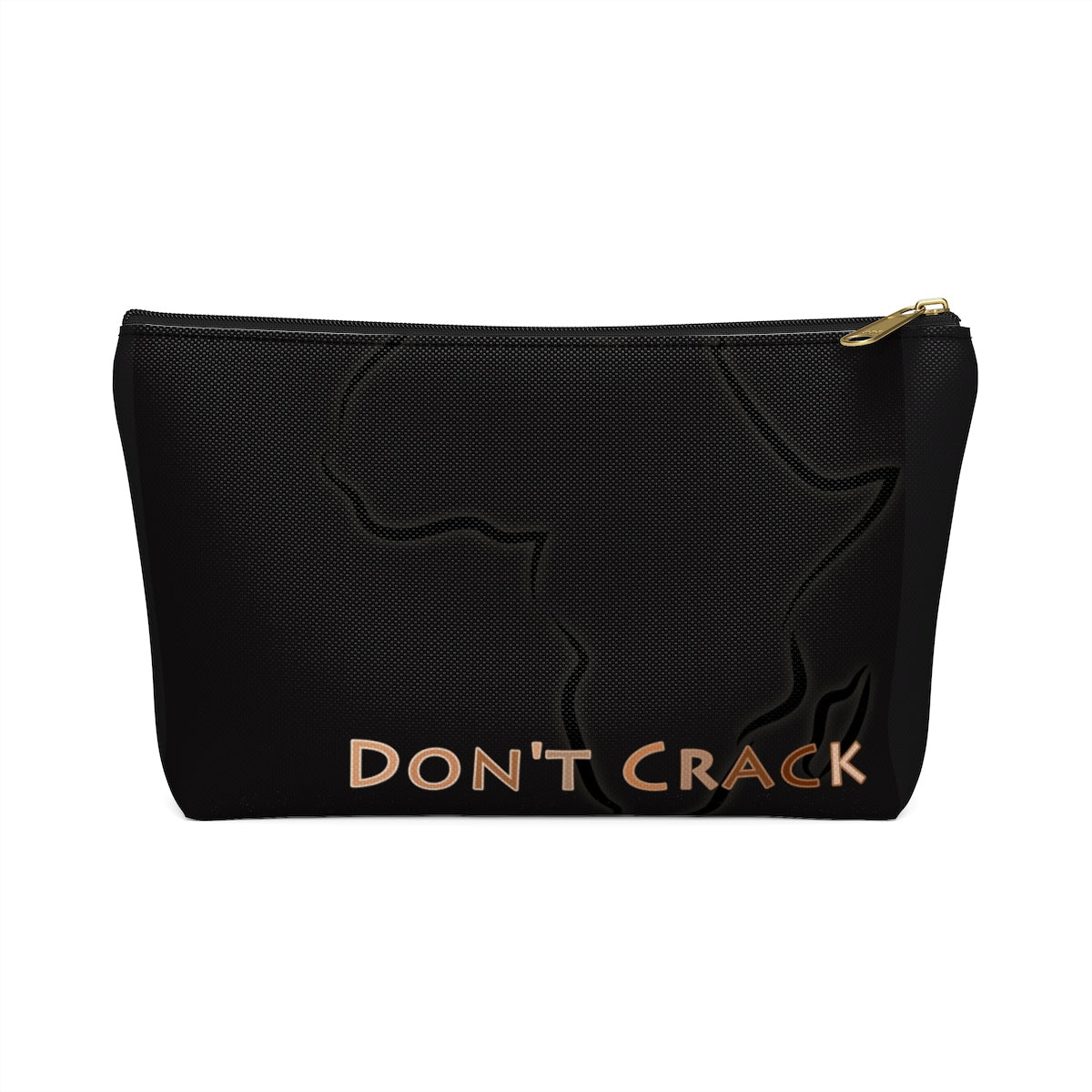 Black Don't Crack Accessory Pouch w T-bottom