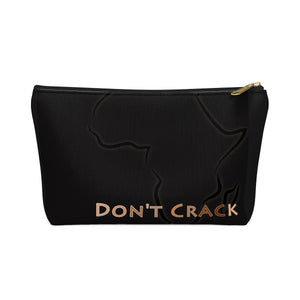 Black Don't Crack Accessory Pouch w T-bottom