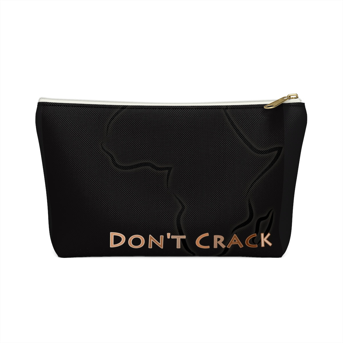 Black Don't Crack Accessory Pouch w T-bottom