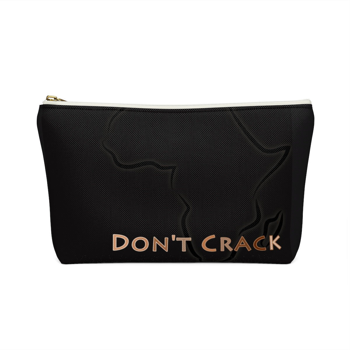 Black Don't Crack Accessory Pouch w T-bottom