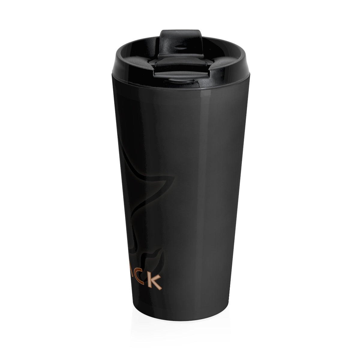 Black Don't Crack Stainless Steel Travel Mug