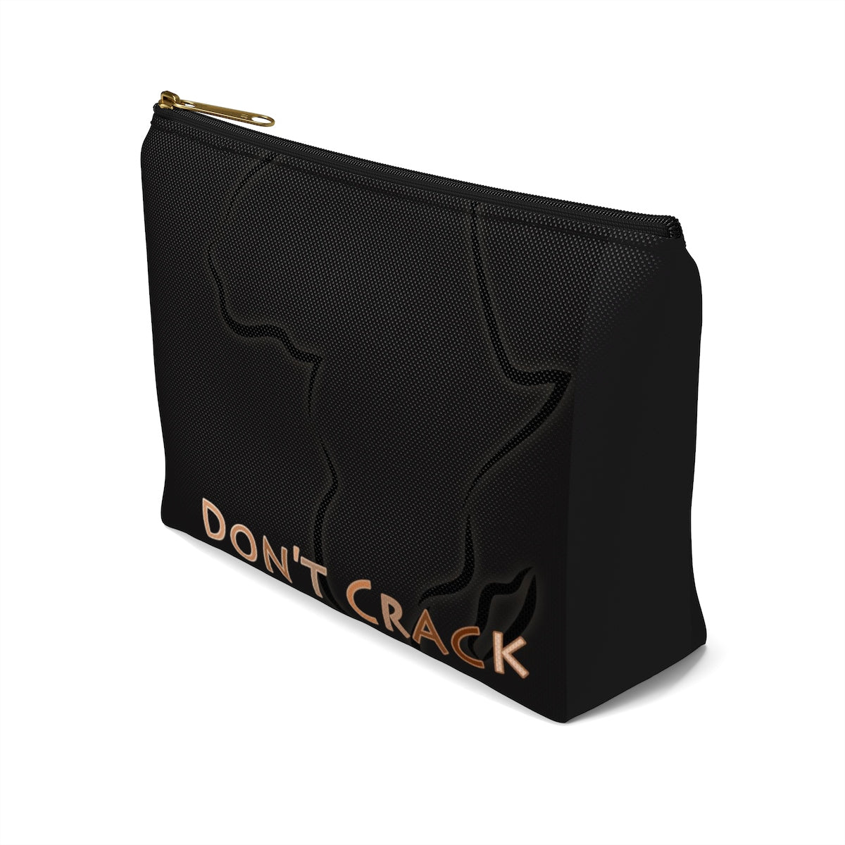 Black Don't Crack Accessory Pouch w T-bottom