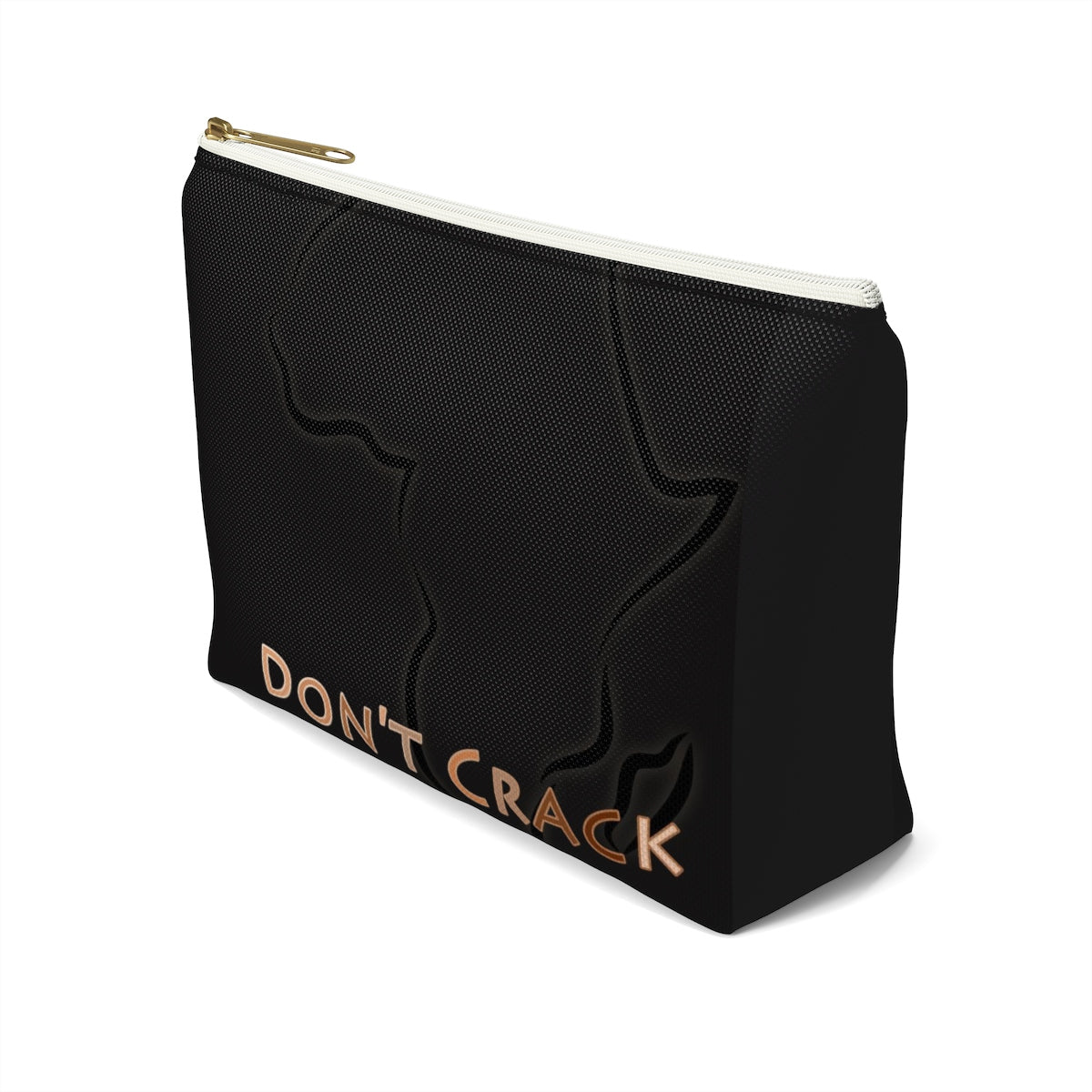 Black Don't Crack Accessory Pouch w T-bottom