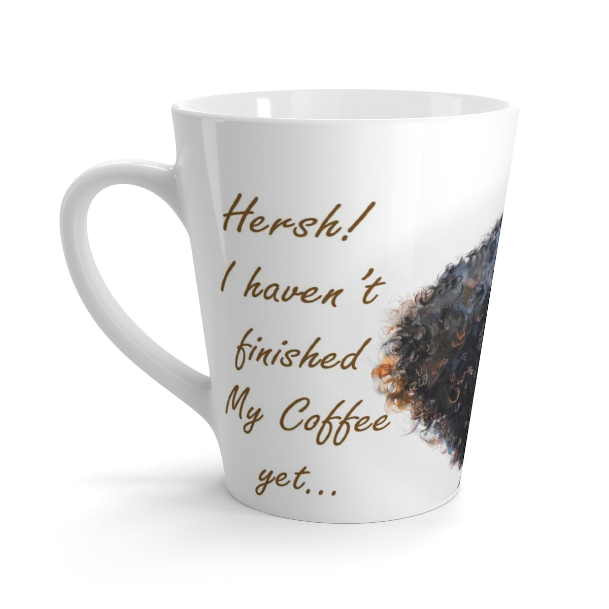 Hersh! Latte mug